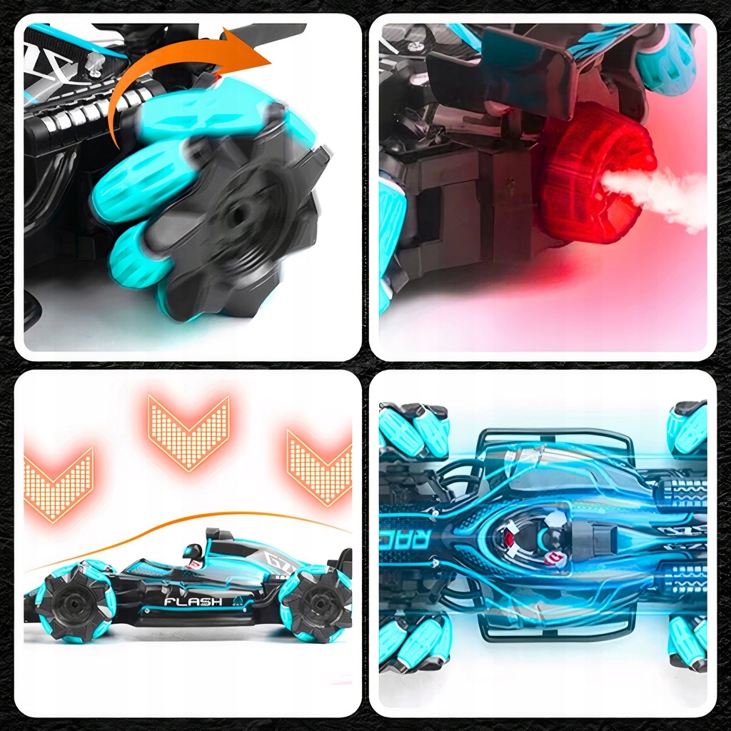 DÁLKOVĚ OVLÁDANÉ VELKÉ AUTO DRIFT CAR AUTO OVLÁDANÉ GESTY RUKY DÁLKOVÉ OVLÁDÁNÍ Měřítko 1:12