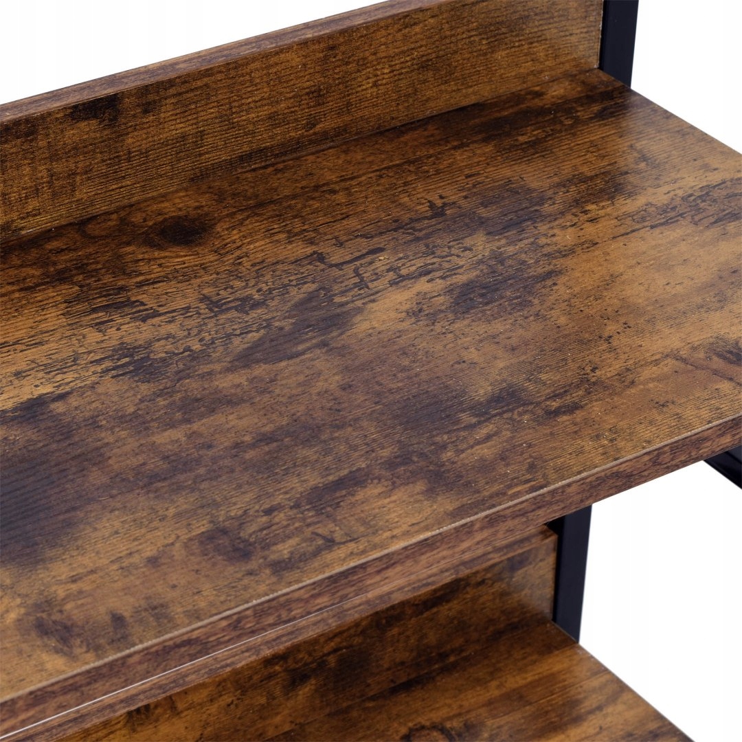 Kancelářský loftový regál VARBERG RUSTIC Hloubka nábytku 28 cm