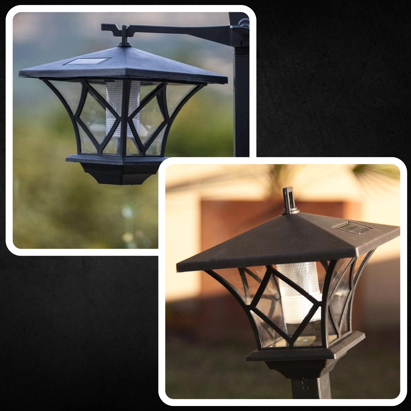 VELKÁ SOLÁRNÍ LAMPA 155 CM ZAHRADNÍ S DRŽÁKEM 2v1 PRO ZAHRADU POCHODEŇ Počet kusů 1 ks.