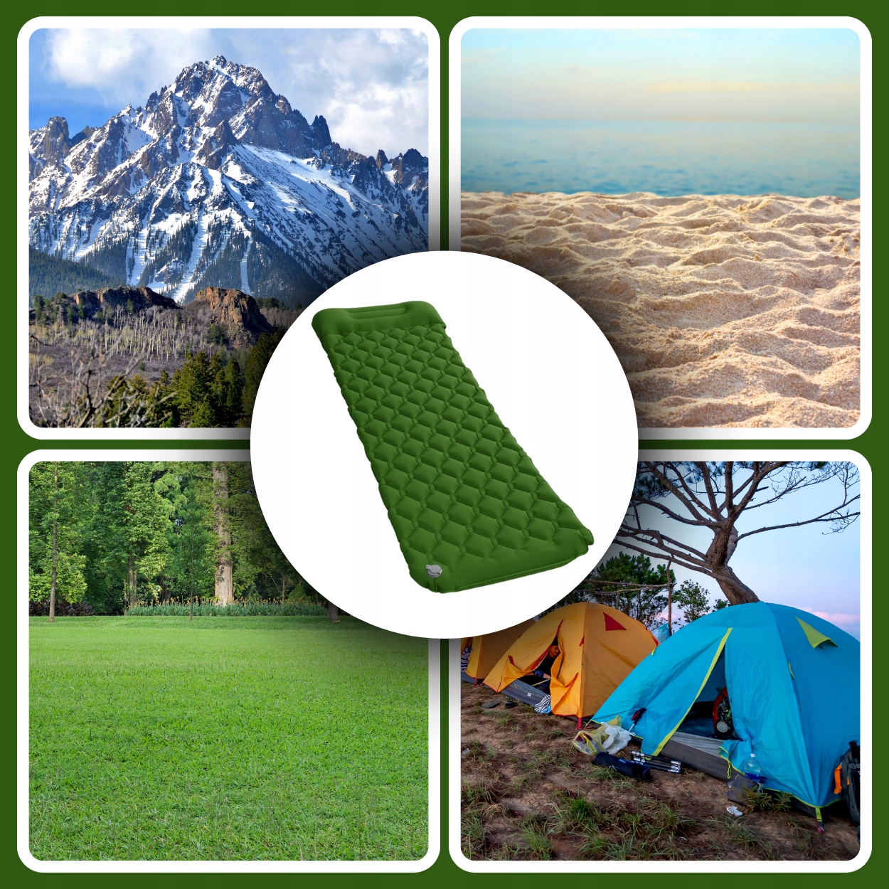 MATRACE S KEMPINGOVÝM POLŠTÁŘEM, ROLOVACÍ PODLOŽKA POD STAN Kód výrobce F44B