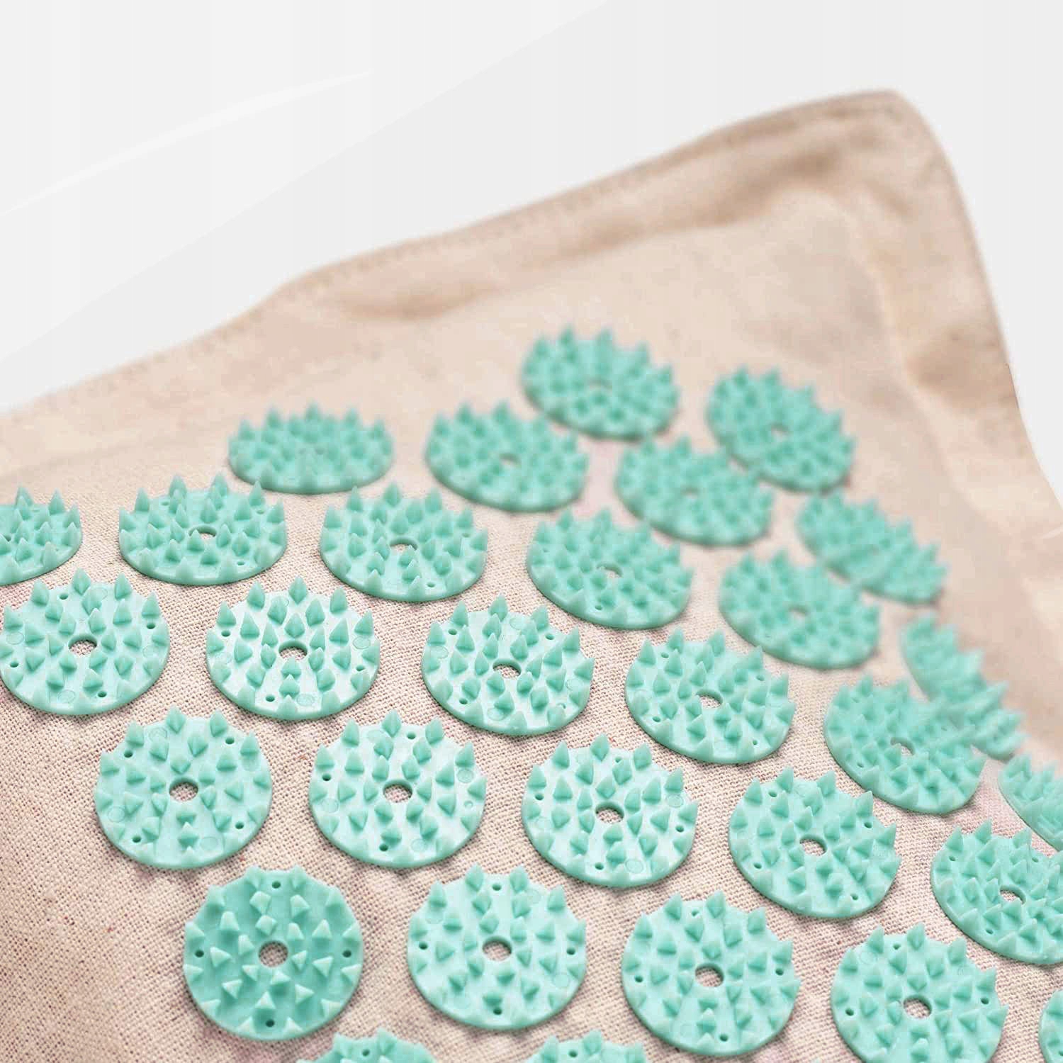 AKUPRESURNÍ PODLOŽKA 100% PŘÍRODA POHANKA + LEN + KOKOS Kód výrobce mix44 ekologiczna mata do jogi z kolcami