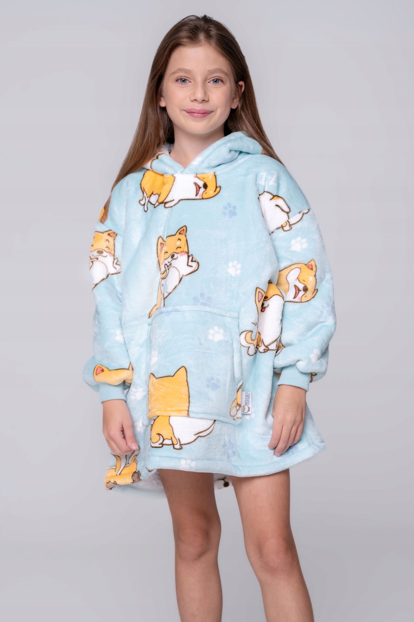 Dětská oversize mikina silná MIKINOVÁ DEKA 2v1 SHIBA DEKA Značka žádná značka