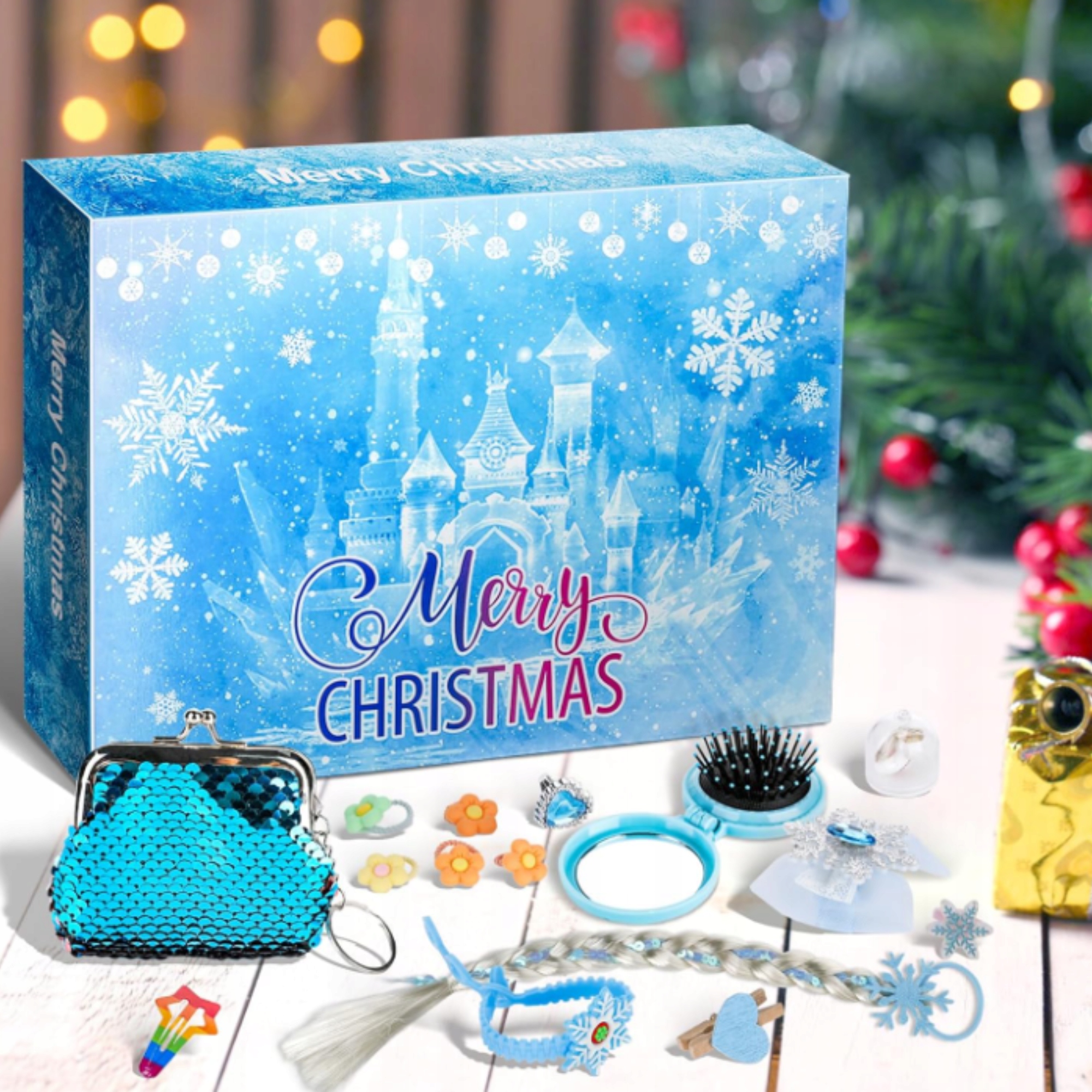 ADVENTNÍ KALENDÁŘ SADA DÁREK PRO DÍVKU 24 KUSŮ NA VÁNOCE Kód výrobce SE-KAL6