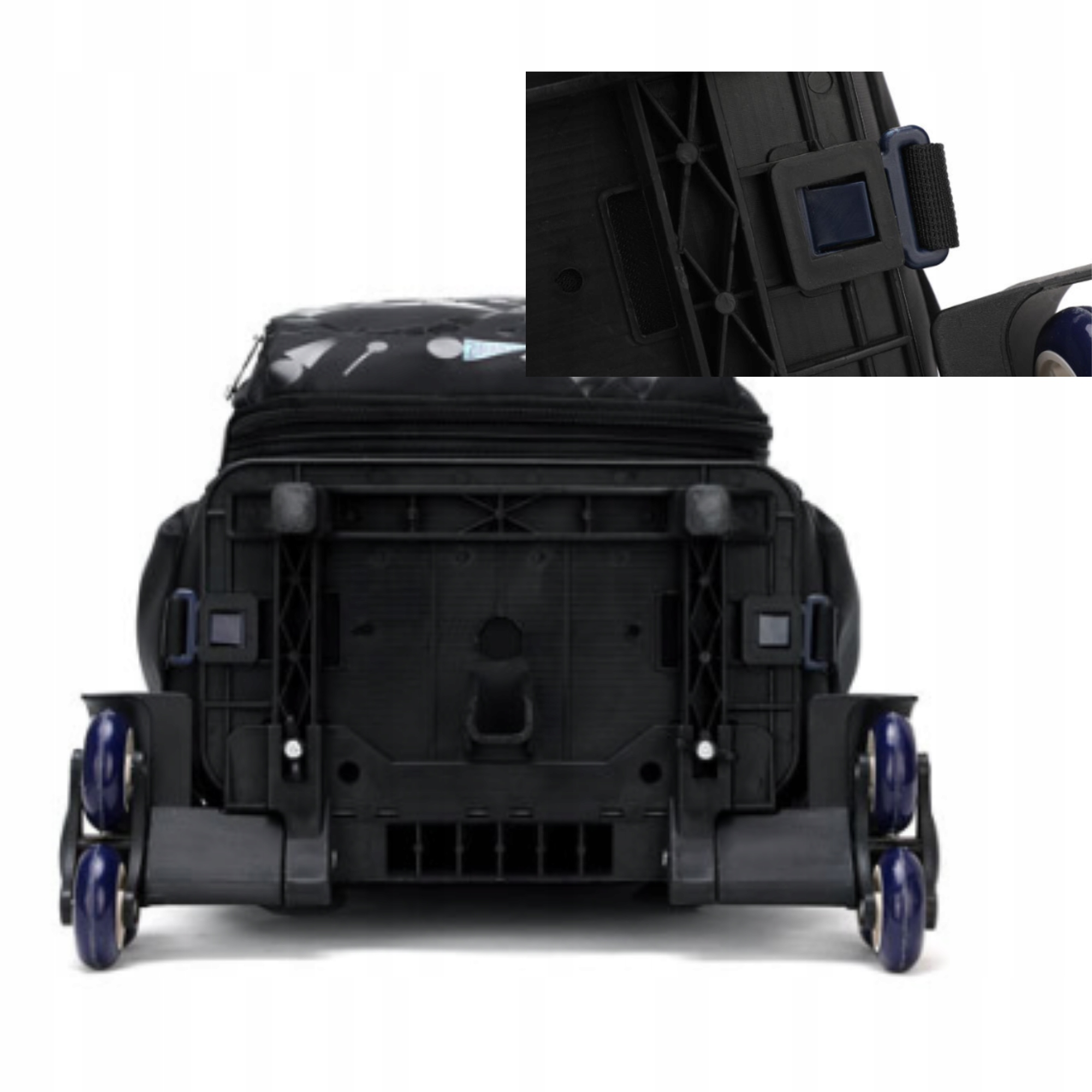 ŠKOLNÍ BATOH BATOH NA KOLEČKÁCH, RÁM PRO CHLAPCE, PROSTORNÝ, 1-3 KUSŮ Hlavní vzor bez vzoru