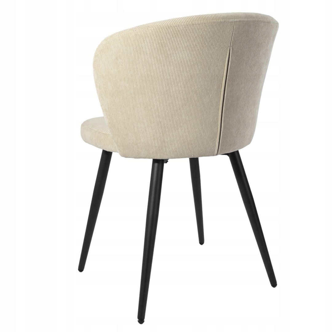 Čalouněná židle KROSBY SZTRUKS béžová Výška nábytku 79 cm