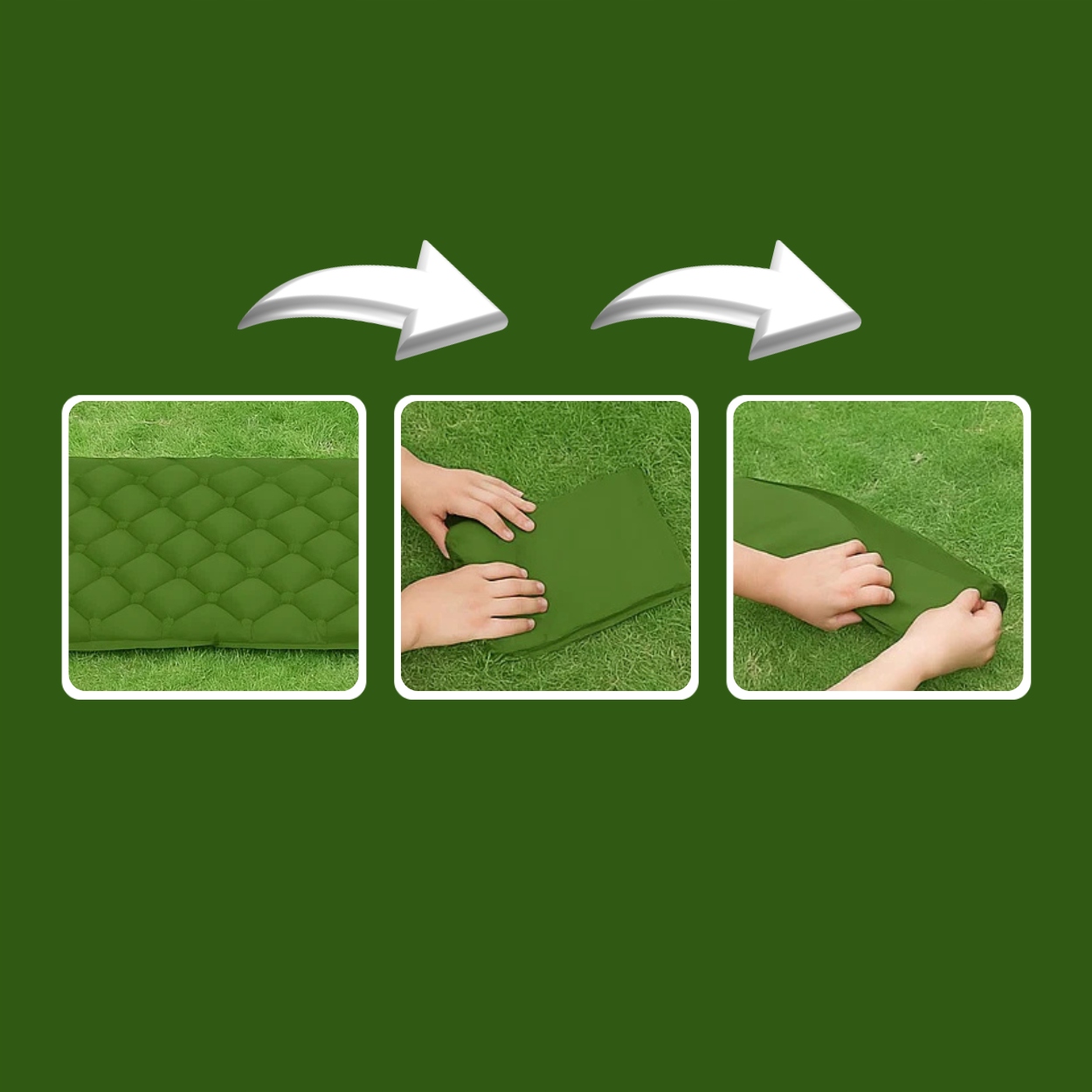 MATRACE S KEMPINGOVÝM POLŠTÁŘEM, ROLOVACÍ PODLOŽKA POD STAN Váha výrobku včetně jednotkového obalu 0.5 kg