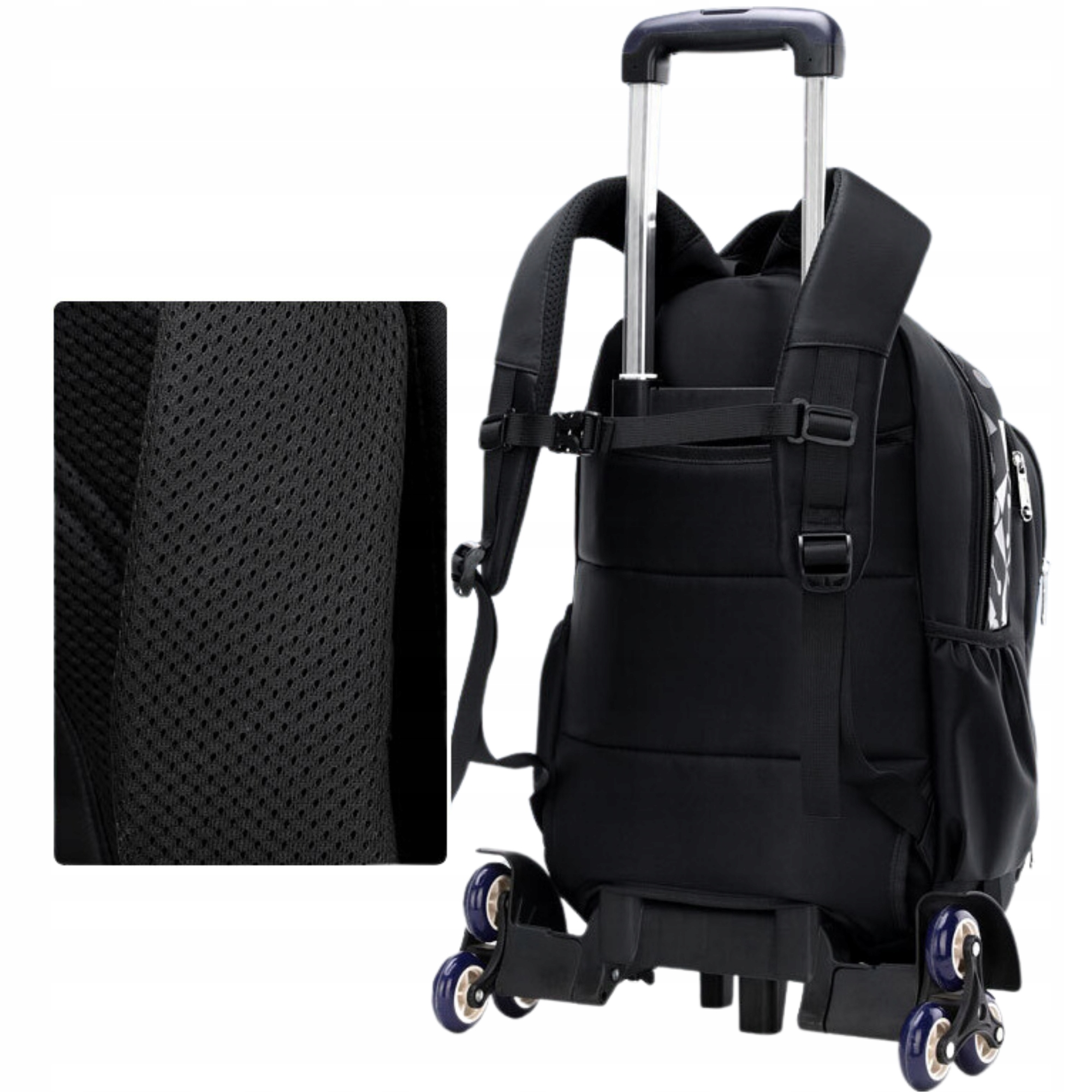 ŠKOLNÍ BATOH BATOH NA KOLEČKÁCH, RÁM PRO CHLAPCE, PROSTORNÝ, 1-3 KUSŮ Kód výrobce DG-PL-CZN-K3