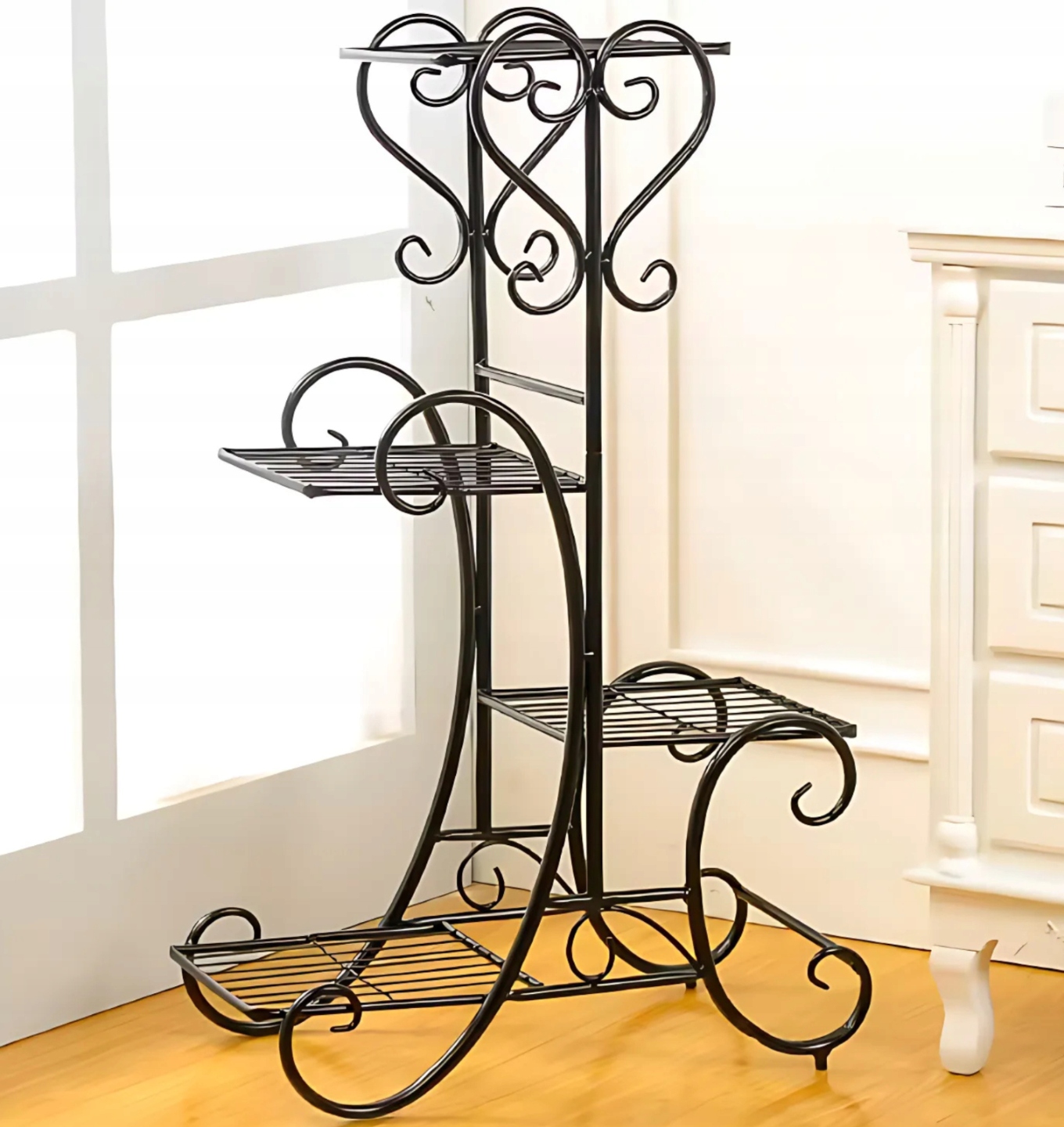 KVĚTINOVÝ STOJAN NA KVĚTINY KOVOVÝ STOJAN LOFT ROSTLINY REGÁL 79 CM Kód výrobce KWIETNIK5