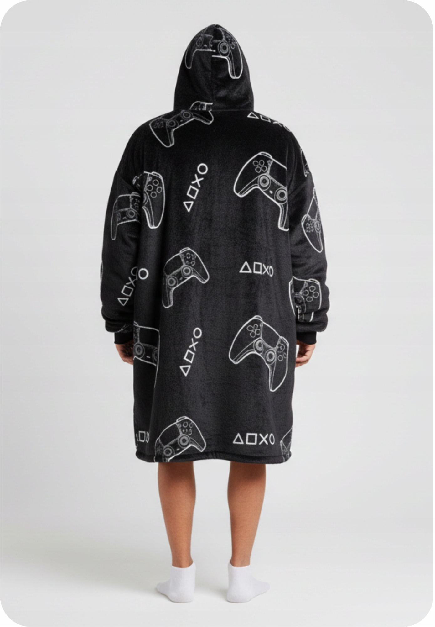 DEKA oversize mikina Tlustá MIKINOVÁ DEKA 2v1 XXL Vzor PADY Kožešina pro hráče EAN (GTIN) 5904323916077