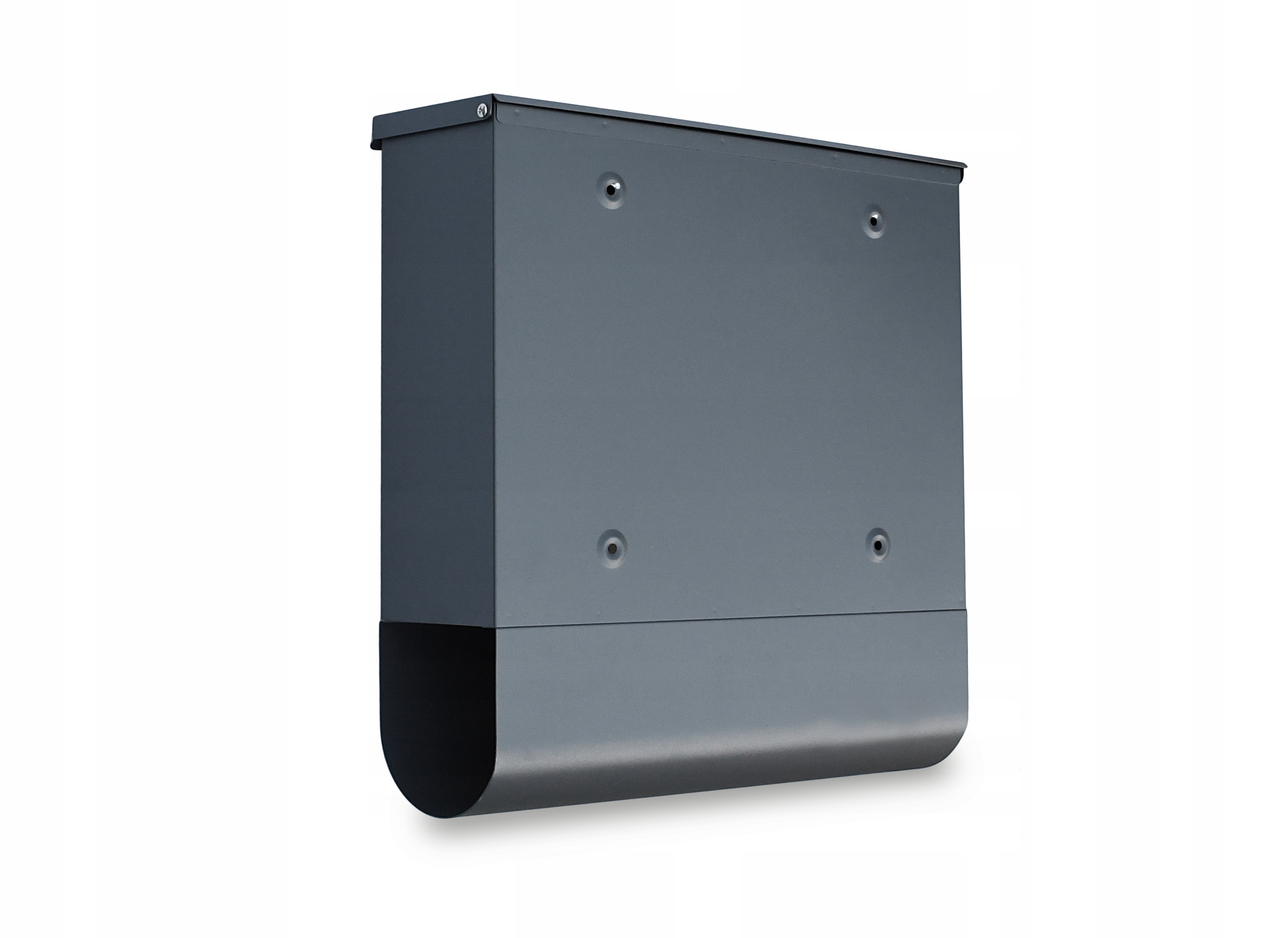 POŠTOVNÍ SCHRÁNKA POŠTOVNÍ na noviny ANTRACITOVÁ pošta do domu A4 Velká Hloubka výrobku 9 cm