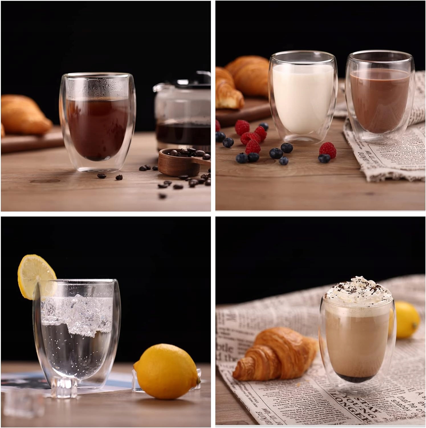 6 x TERMOSKLENICE NA KÁVU LATTE DRINKŮ 350 ml ATESTOVANÉ Další informace dvoustěnné