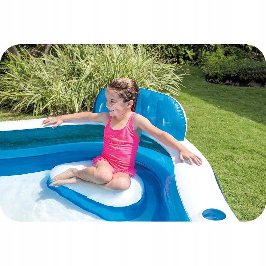 Nafukovací bazén s sedadly 229 x 229 x 66 cm INTEX 56475 Intex Kód výrobce 6941057454757