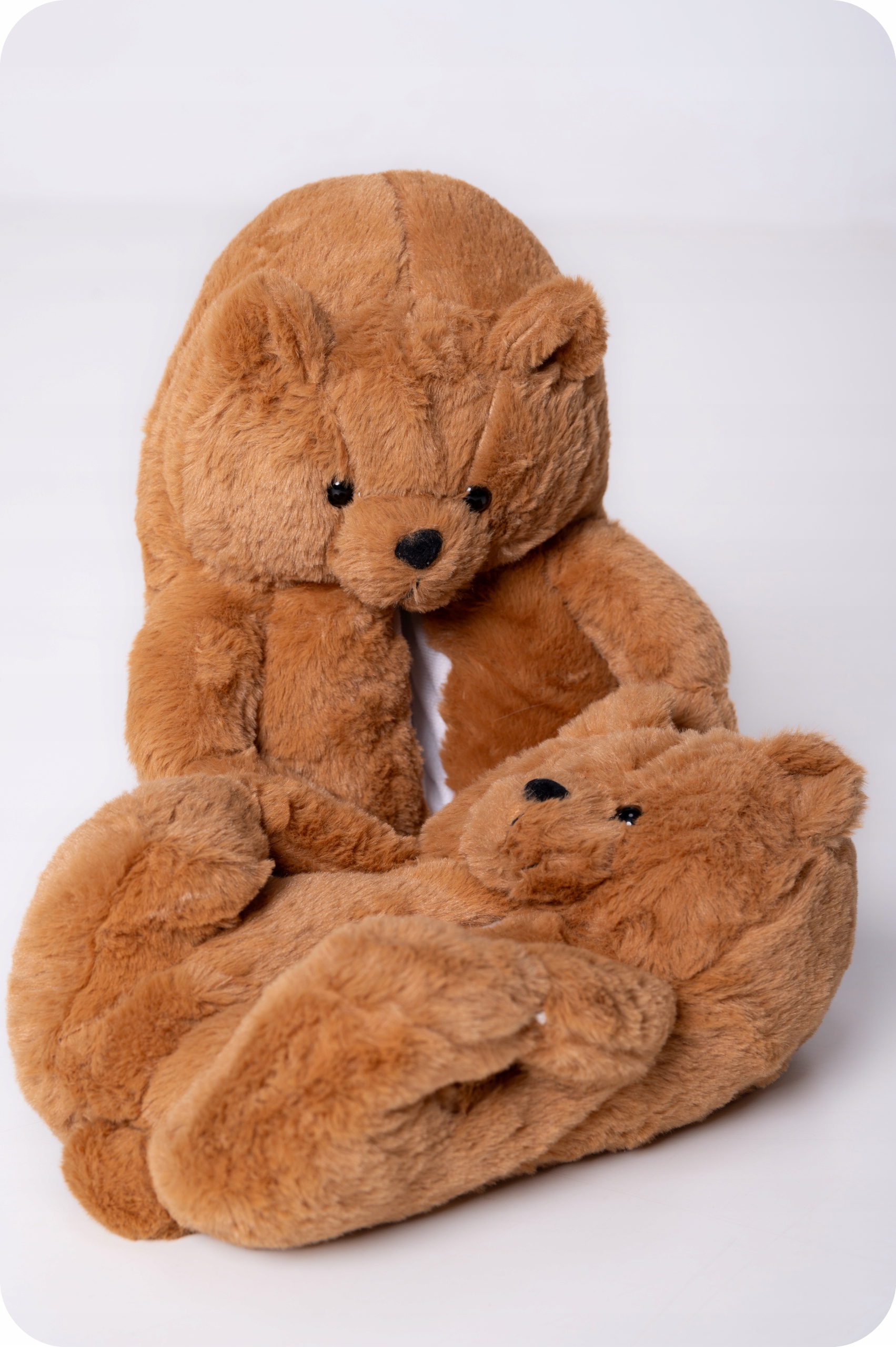 PANTOFLE DOMÁCÍ MEDVÍDCI PLYŠOVÉ TEPLÉ KIGURUMI DÁREK ke Dni matek MEDVÍDEK Kód výrobce KAPCIE2