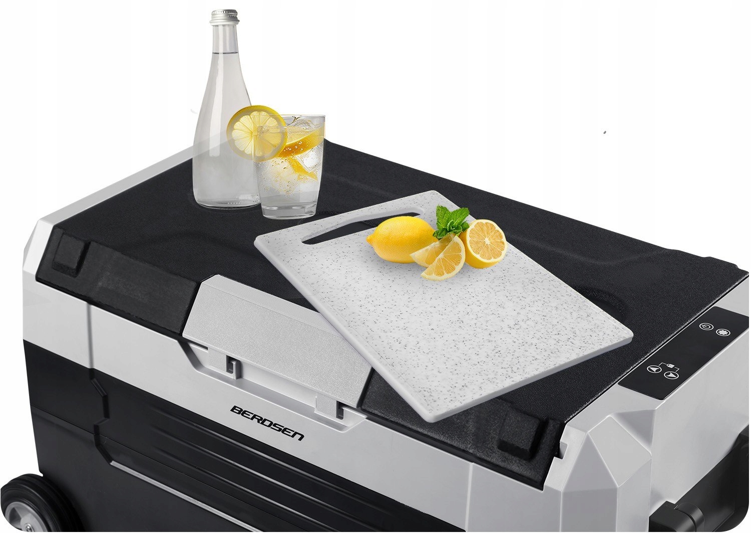 Kompresorová autochladnička Icemax 400 Berdsen 32 litrů - černá Berds Výška výrobku 39 cm