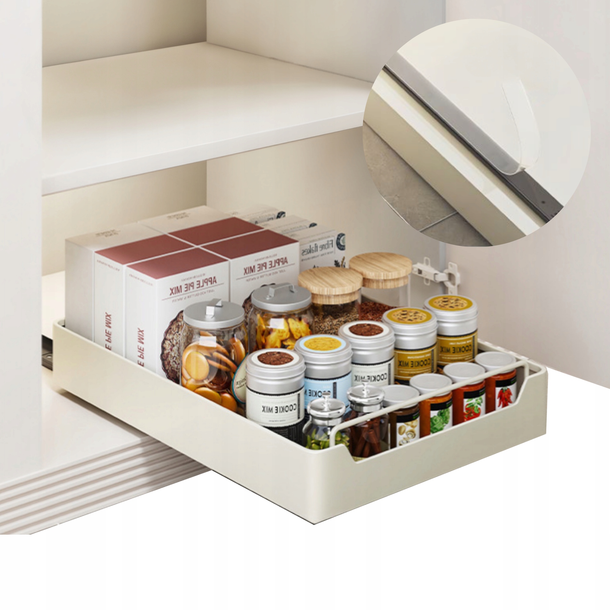 POLICE KUCHYŇSKÝ ORGANIZÉR CARGO VÝSUVNÁ ŠUPLÍK KOV DO SKŘÍŇKY 40 CM