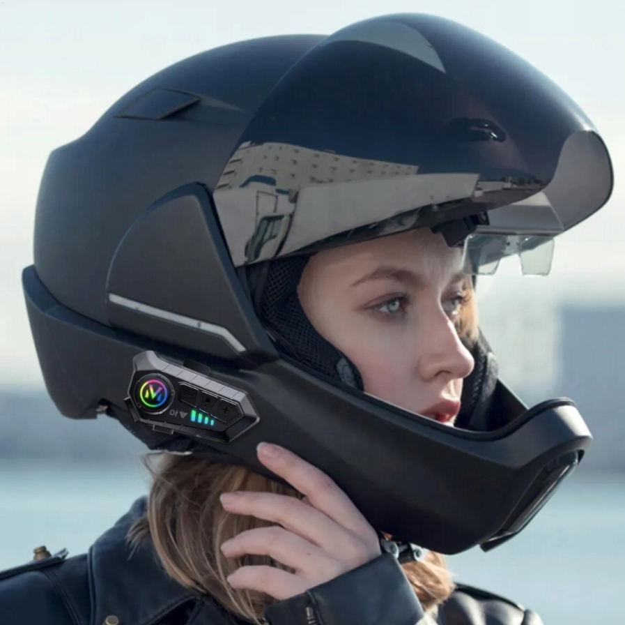 Bluetooth motocyklová sluchátka INTERFON univerzální stereo Koanni Doba nabíjení 2.5 h