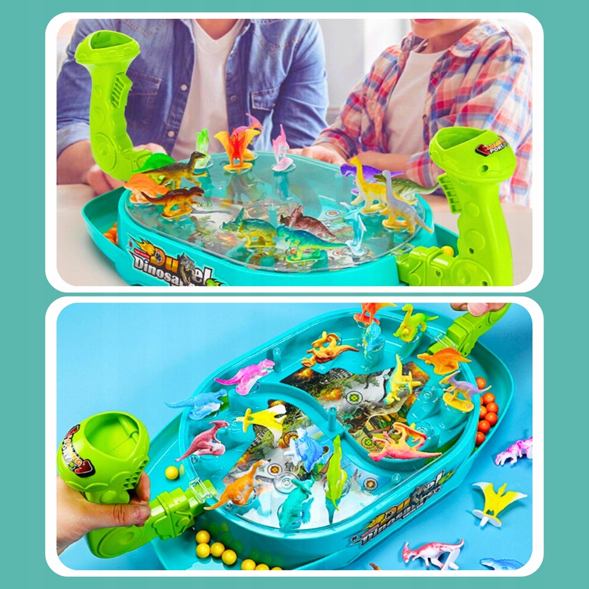 DOVEDNOSTNÍ HRA BALLSAURUS DINO ATTACK DÁREK HRAČKA PRO RODINU A DĚTI Materiál plast