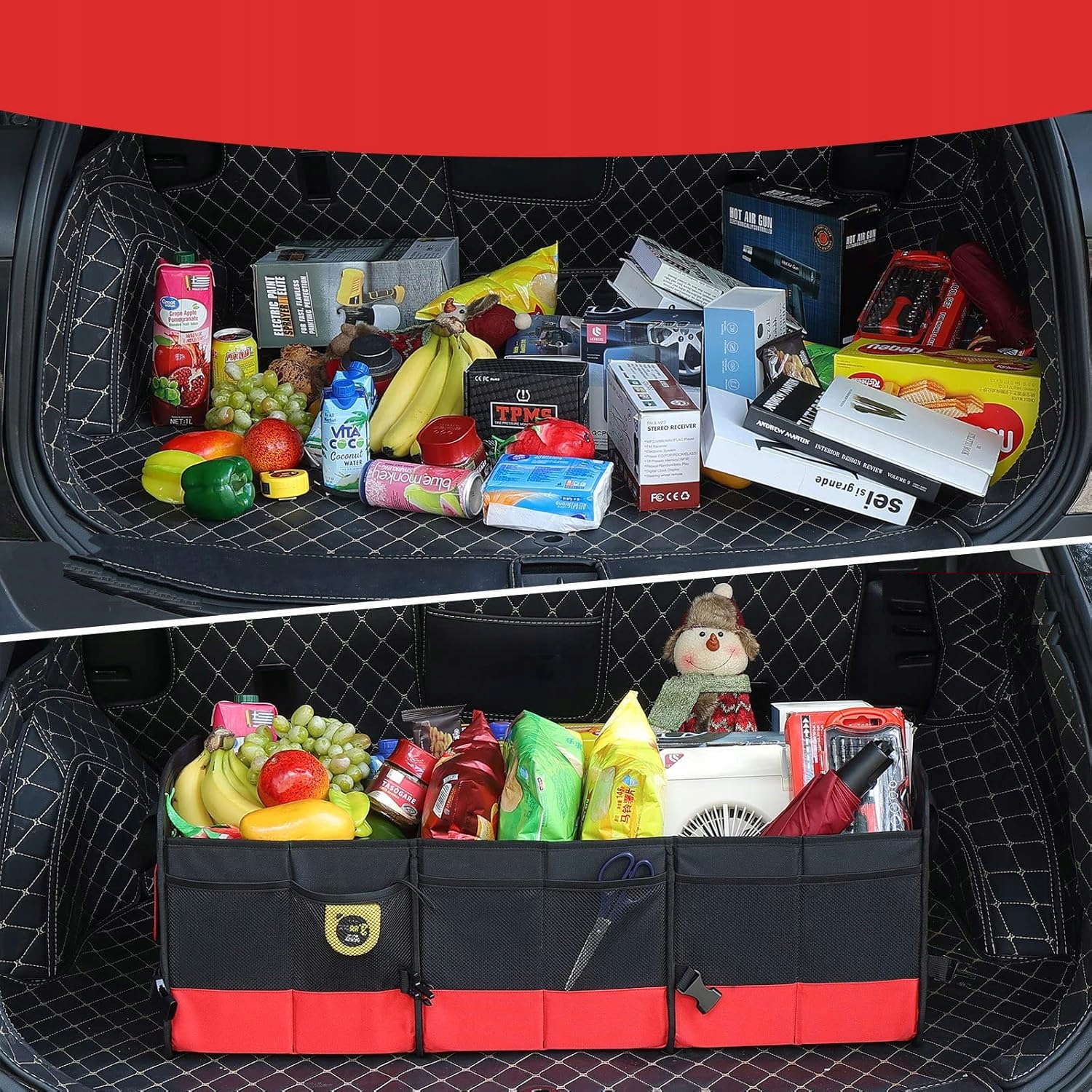 VELKÝ ORGANIZÉR DO ZAVAZADLOVÉHO PROSTORU AUTA KUFER PEVNÝ BOX Koanni EAN (GTIN) 5903686072420