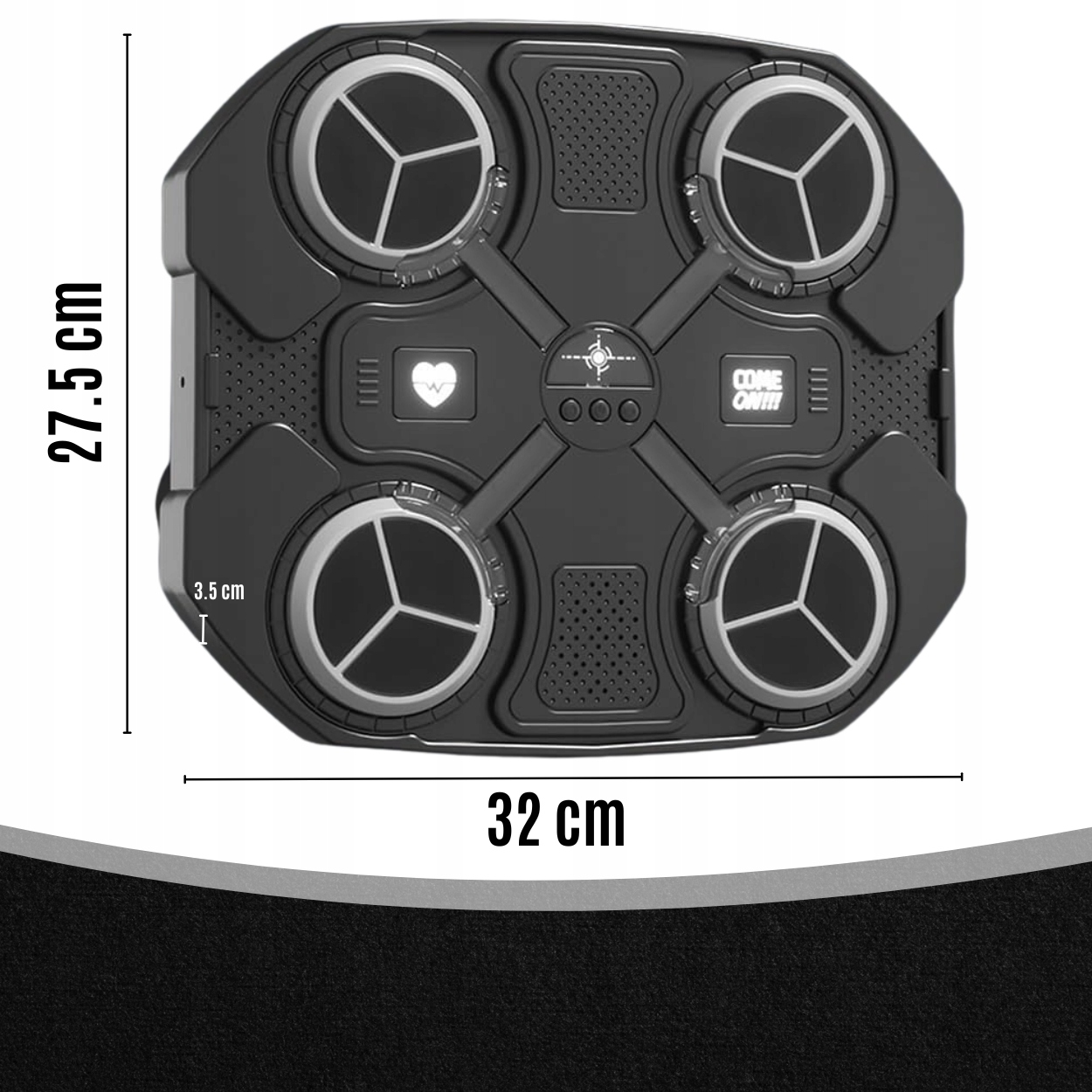 TRÉNINKOVÝ BOXOVACÍ STROJ NA STĚNU BLUETOOTH PRO DĚTI Délka pytle 27.5 cm