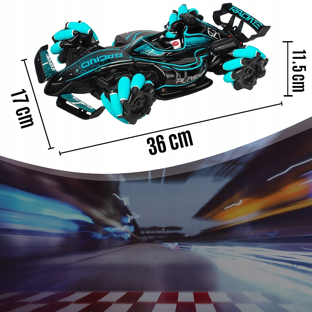 DÁLKOVĚ OVLÁDANÉ VELKÉ AUTO DRIFT CAR AUTO OVLÁDANÉ GESTY RUKY DÁLKOVÉ OVLÁDÁNÍ Šířka výrobku 17 cm