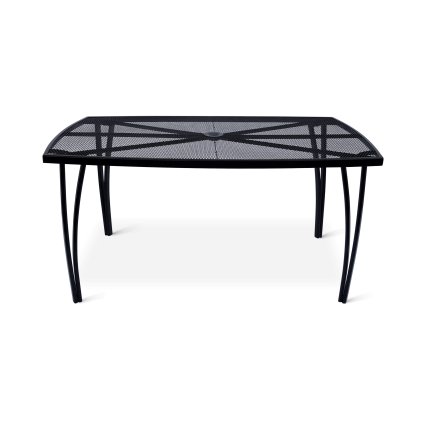 Zahradní kovový stůl Lana steel - hranatý
