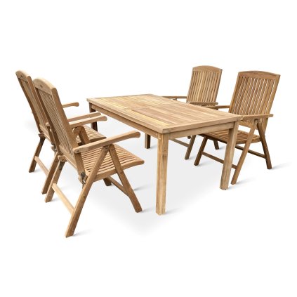Zahradní teakový set 1+4 pro 4 osoby Garden V.