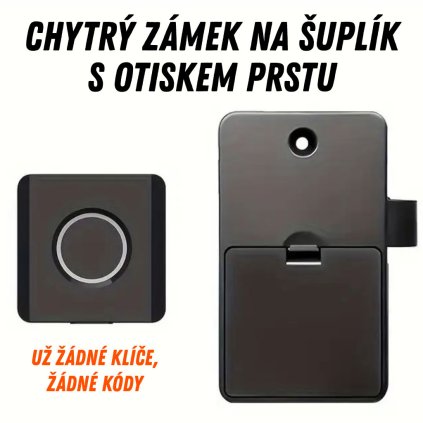 Tibabu chytrý zámok na šuplík s otiskem prstu