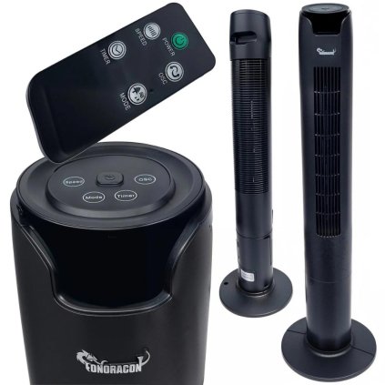Sloupový ventilátor 117cm 100W+ Dálkové ovládání