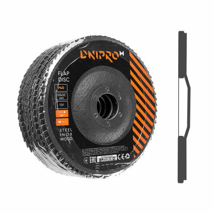 Lamelový kotúč P40 125 22,2 mm 5 ks. Dnipro-M