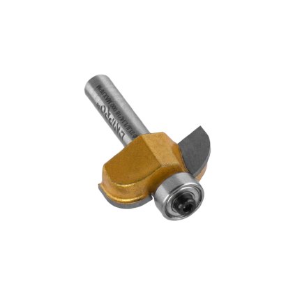 Fréza B0604 8x12,7x31,8 L-14 R-9,5 mm, frézovanie hrán, s ložiskom (pôlkruhová) Dnipro-M