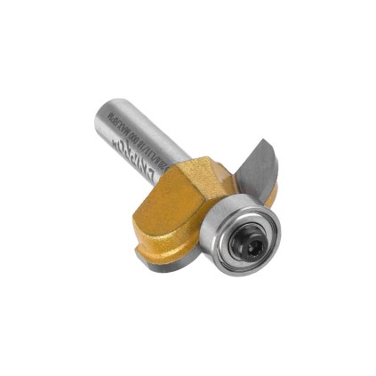 Fréza B0603 8x12,7x28,6 L-11 R-7,9mm, frézování hran, s ložiskem (půlkruhová) Dnipro-M