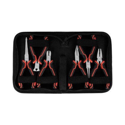 Sada klieští pre presnú prácu poniklovaná, CR-V oceľ 6 ks. Dnipro-M