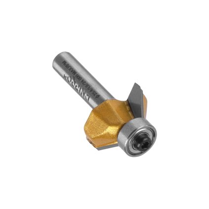 Fréza B1302 8x12,7x25,4 mm L-9 A- (45°), frézovanie hrán, s ložiskom, pre zrazenie hrán Dnipro-M