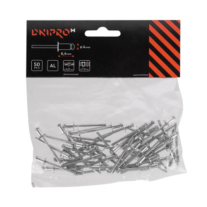 Hlinikový nit 4x6,4 mm (50 ks) Dnipro-M