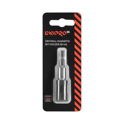 Magnetický držák bitů se zátkou Dnipro-M BH-66 66 mm 1 ks.