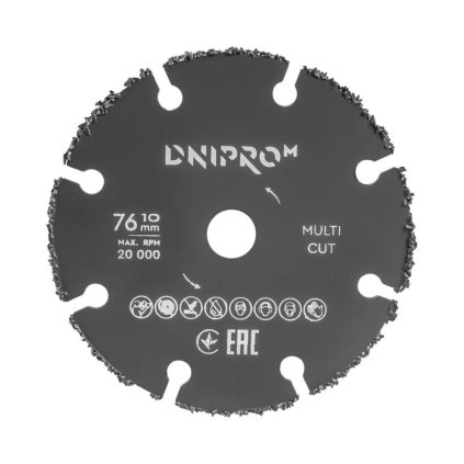 Pilový kotouč Multi Cut 76 mm 10 mm DNIPRO-M