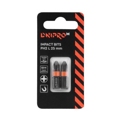 Bit ImpactPH 2 25 mm (S2)-M 2 ks. Dnipro-M