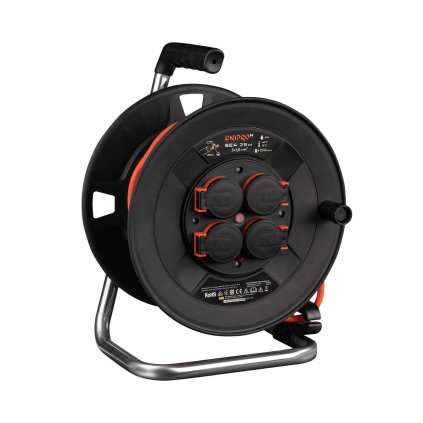 <text>Prodlužovací kabel na cívce SE4 3x2,5mm² 25m, Dnipro-M</text>