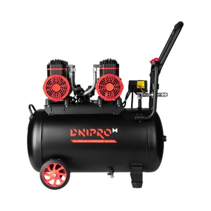 Vzduchový kompresor bezolejový AC-50NL, Dnipro-M