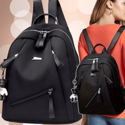 Elegantný dámsky batoh MIO čierny