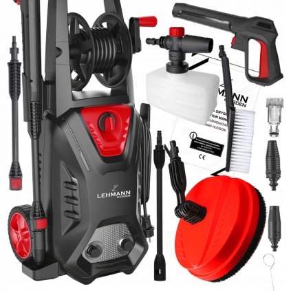 MaxWash 1800W set – vysokotlaková umývačka 260 bar s navíjačom, 5 m hadicou a bohatým príslušenstvom + kartáč t-racer a kartáč na ráfky ZADARMO