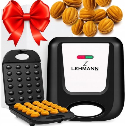 <dt>Cookie-Maker</dt> <dd>Elektrická forma na pečení oříškových sušenek, 24 sušenek najednou</dd>