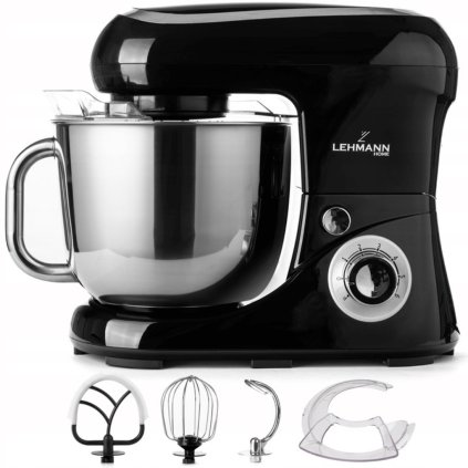 PowerMix Black – kuchyňský robot 3200W se sadou nástavců, 6 rychlostí, černý