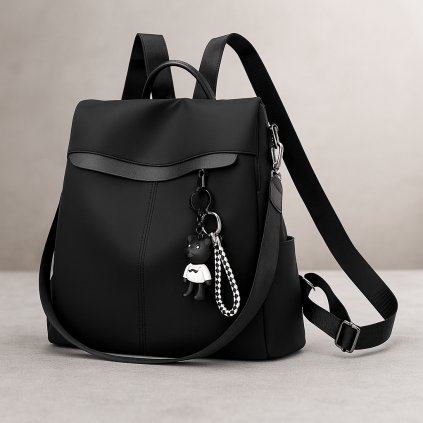 Elegantný dámsky batoh MIO čierny (pôvodná verzia)