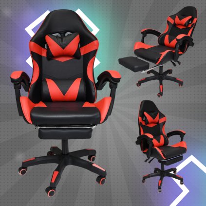 UltraSeat RED 150 kg – herní křeslo pro hráče s oporou až 150 kg