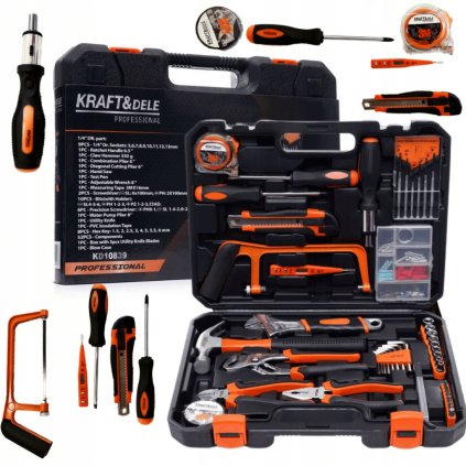 HandyPro 100 – profi sada nářadí v kufru z chrom-vanadiové oceli CrV, pro dílnu i domácnost