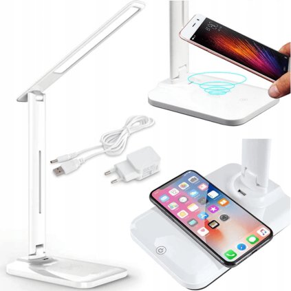 SmartDesk – LED stolní lampa s dotykovým ovládáním a bezdrátovou nabíječkou