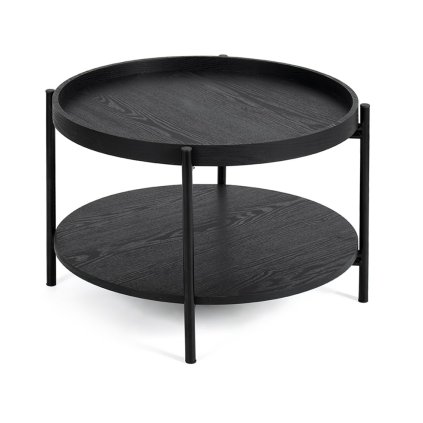 301080 Stolek BIVIO černá (1)