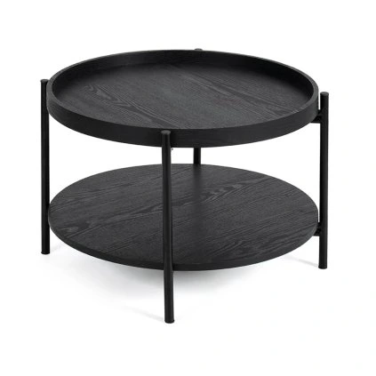 301080 Stolek BIVIO černá (1)