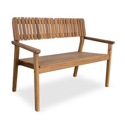 Zahradní dřevěná lavice LUCY 2 místná (3)